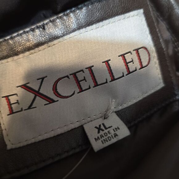 Men's Brown Leather Jacket Sz XL NWT - Picture 5 of 7